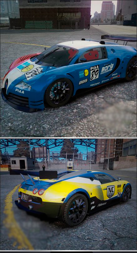 Bugatti Veyron для GTA 4
