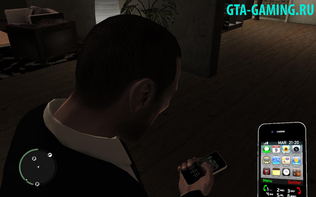iPhone для GTA 4 скин