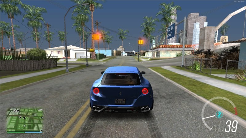 Мод на добавление спидометра Forza Horizon 3 для GTA SA
